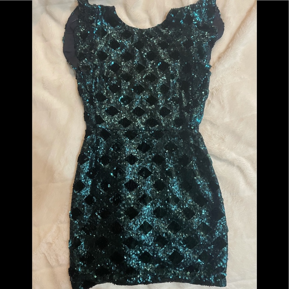 Zara sequin party dress